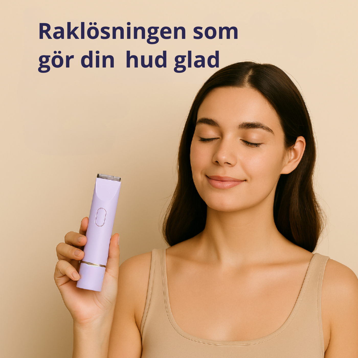 SilkGlans DuoTrim – Vattentät 2-i-1 Rakapparat för Ansikte & Kropp med USB-laddning