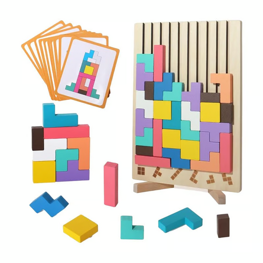 TräPussel IQ – Trä-Tetris som är både lärorik och rolig